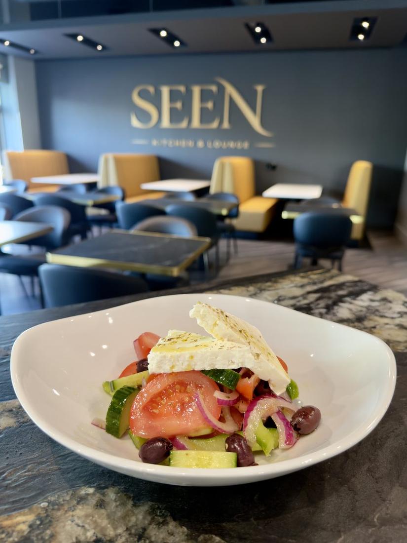 Greek Salad with feta and Kalamata olives